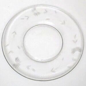 Vintage Collectible Princess House Decorative Crystal 8” Plate